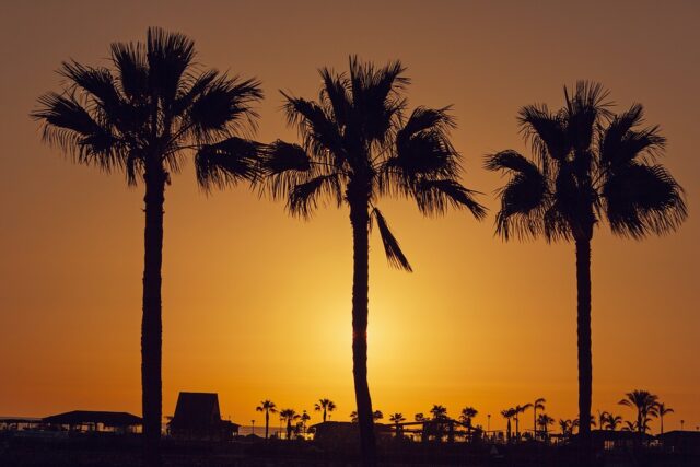 Coucher de soleil aux Canaries