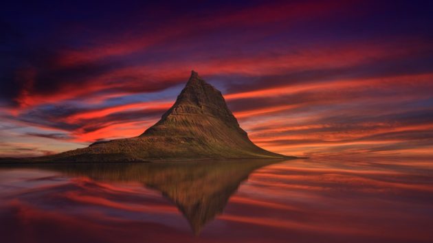 Aurore boréale en Islande