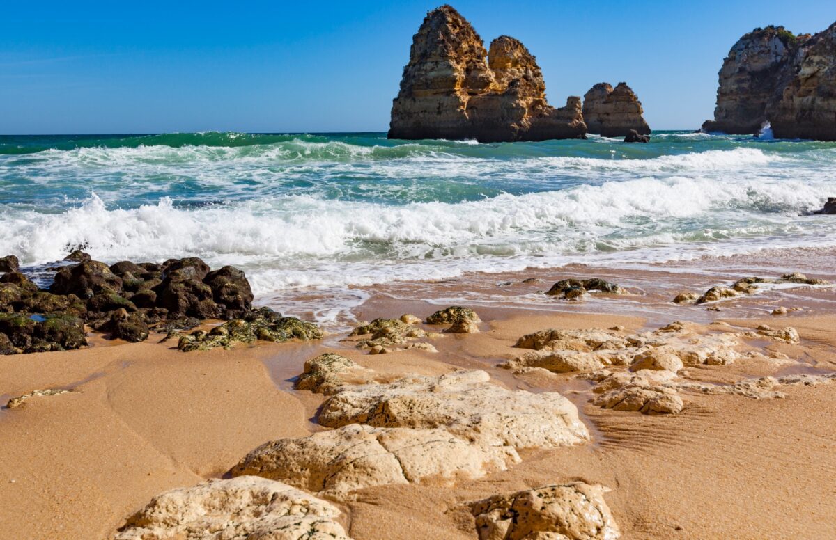 cote de l'Algarve près de Faro