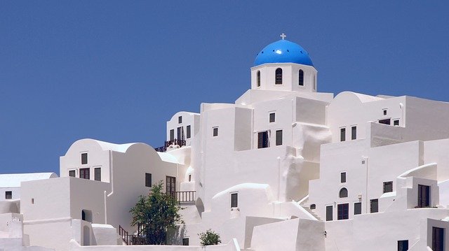 Village blanc en Grèce