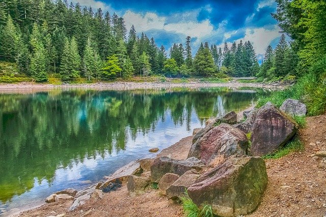 Lac dans les Vosges