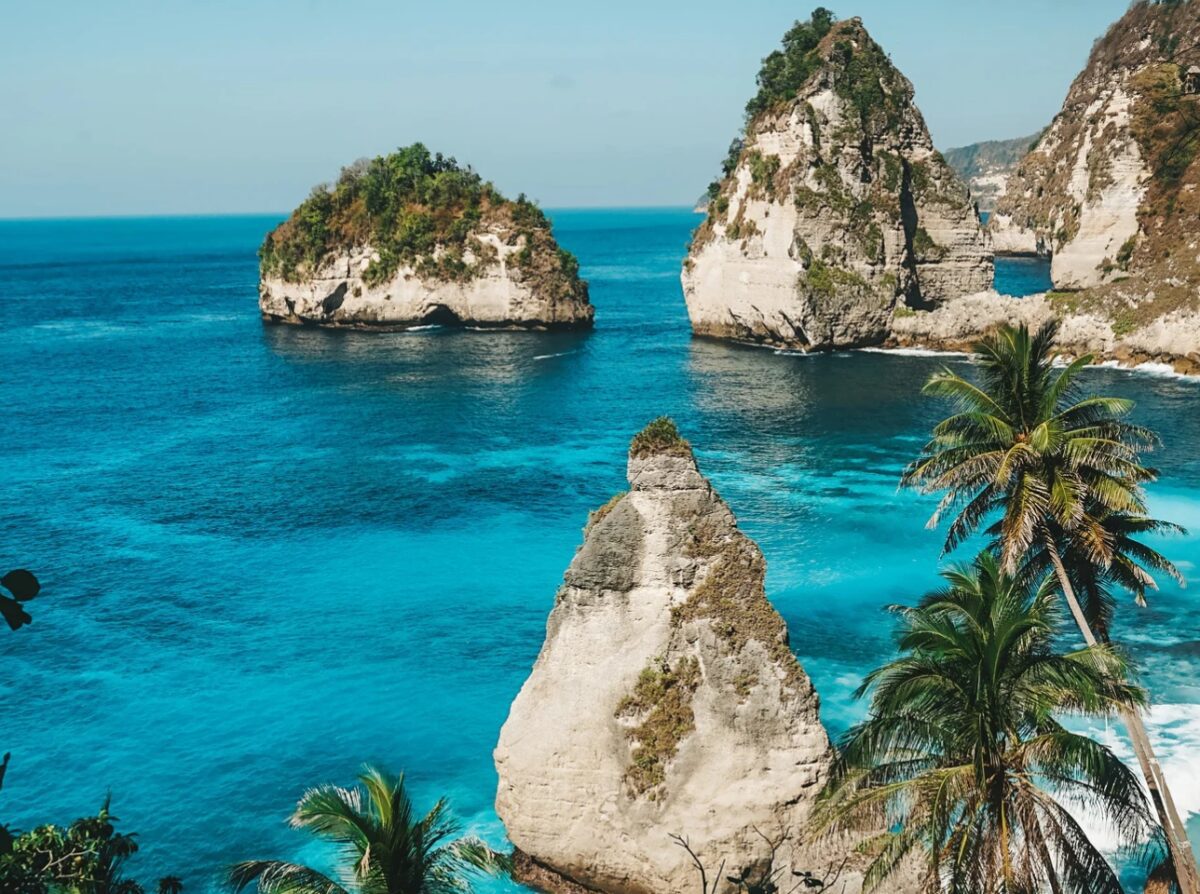 vue de la côte à Bali