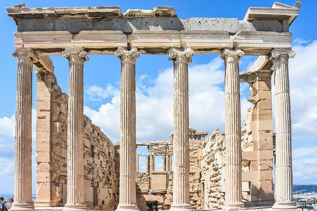 Temple à Athènes