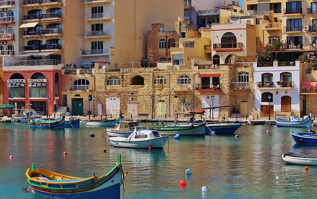 petites barques à Malte