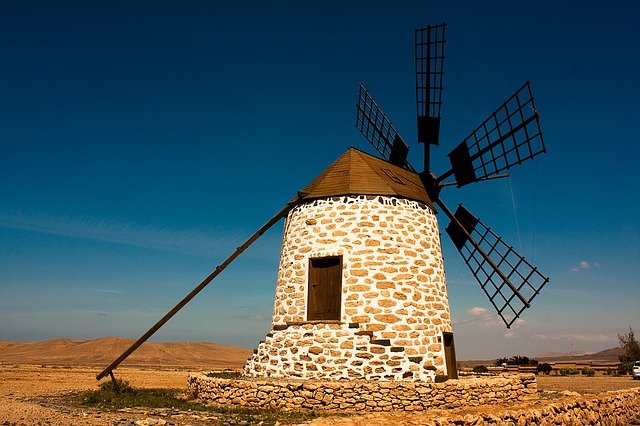 Moulin dans les îles Canaries