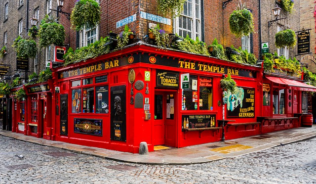 Quartier Temple Bar à Dublin