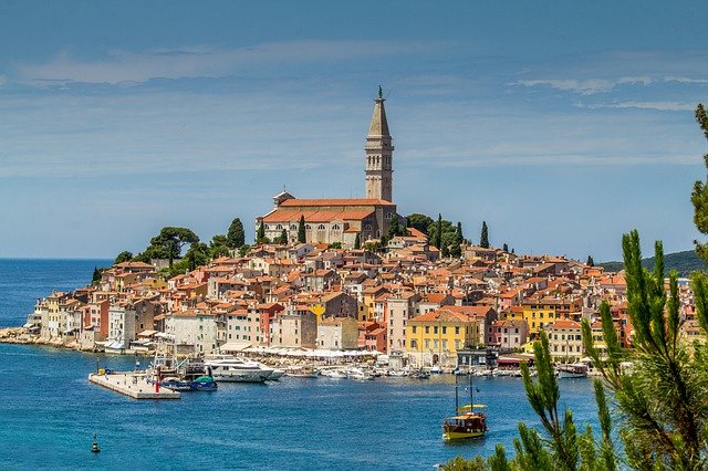 ville de Rovinj en Croatie