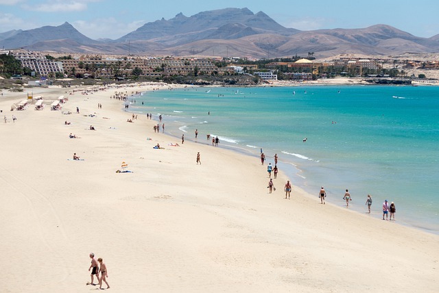 Plage de sable à Fuerteventura