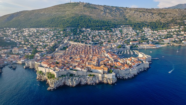 Dubrovnik depuis le ciel