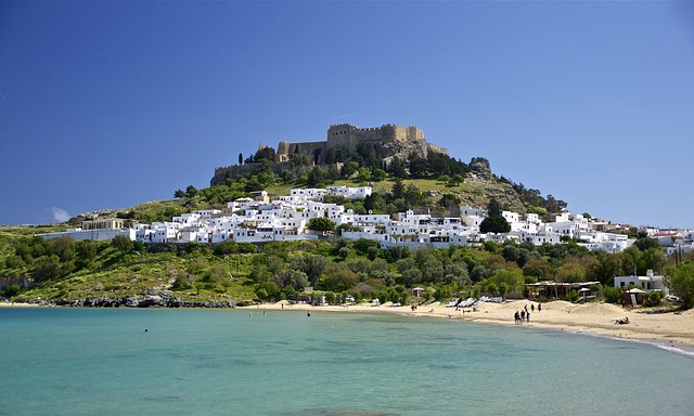 baignade Rhodes octobre