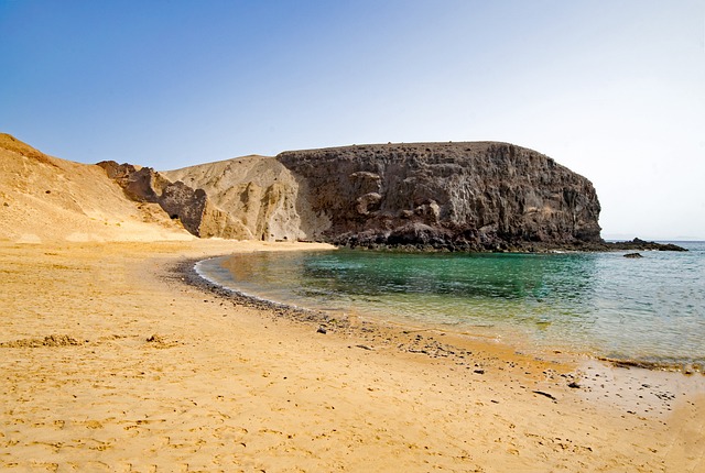 baignade Lanzarote janvier