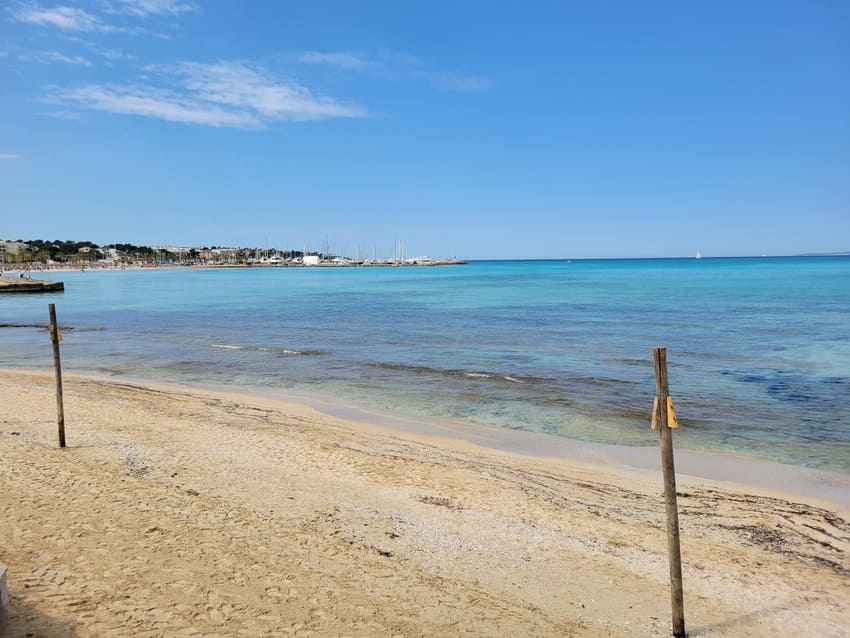 Plage de sable à Majorque