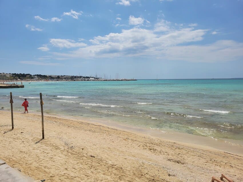 Plage de sable à Majorque