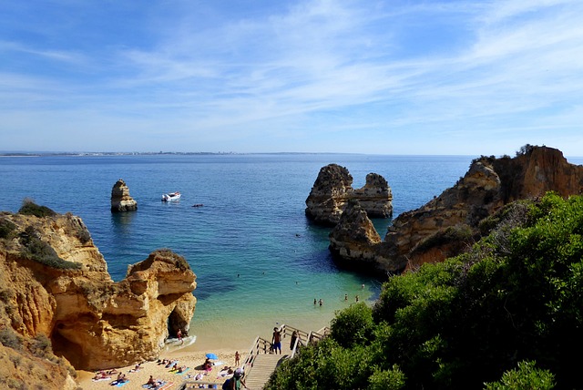 plage de l'Algarve pres de Faro