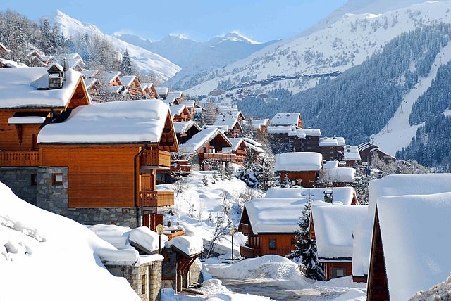 Meribel sous la neige