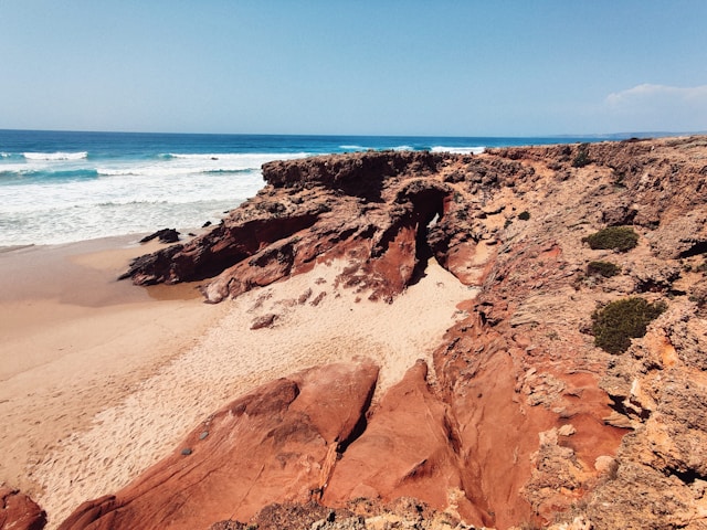 Plage déserte en Algarve