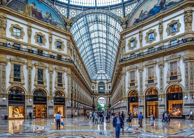 La galerie Victor-Emmanuel II à Milan