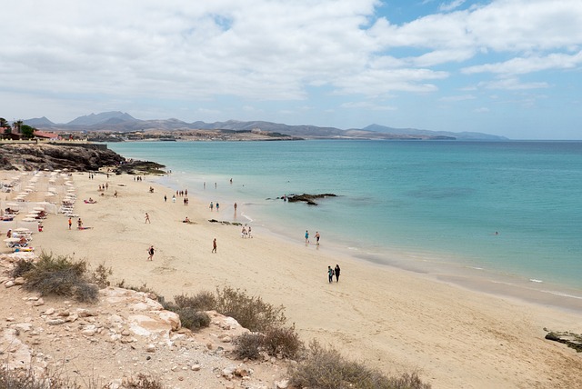 Plage de sable de Fuerteventura