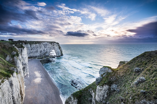 Falaise d'Etretat en Normandie