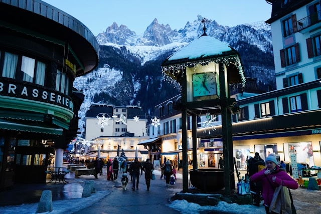 Chamonix sous la neige