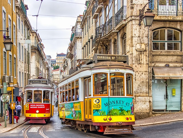 Tramway à Lisbonne