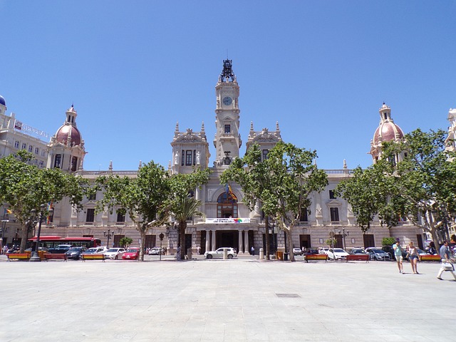 Bâtiment emblématique de Valence en Espagne