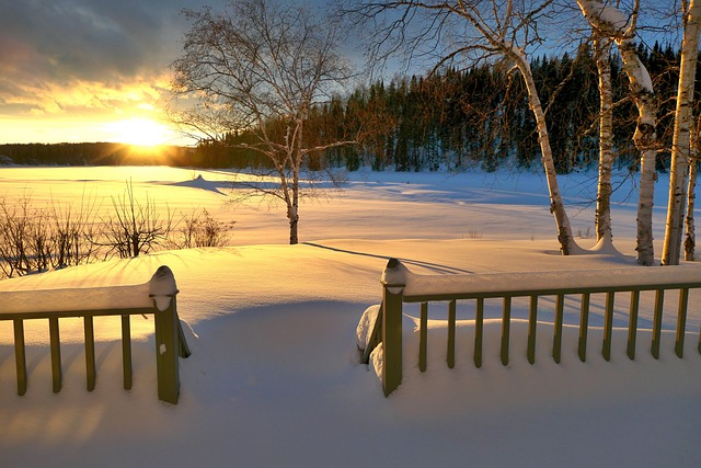 Le Québec sous la neige en février