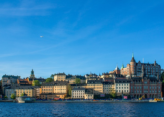 Stockholm vue depuis l'eau