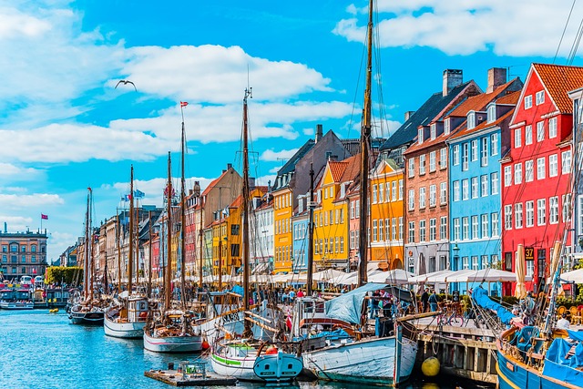 maisons colorées de Copenhague