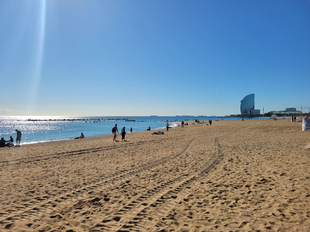 Plage de Barcelone