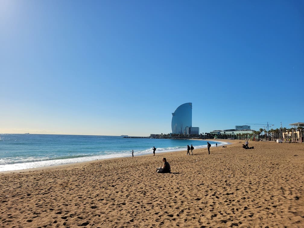 Plage de Barcelone