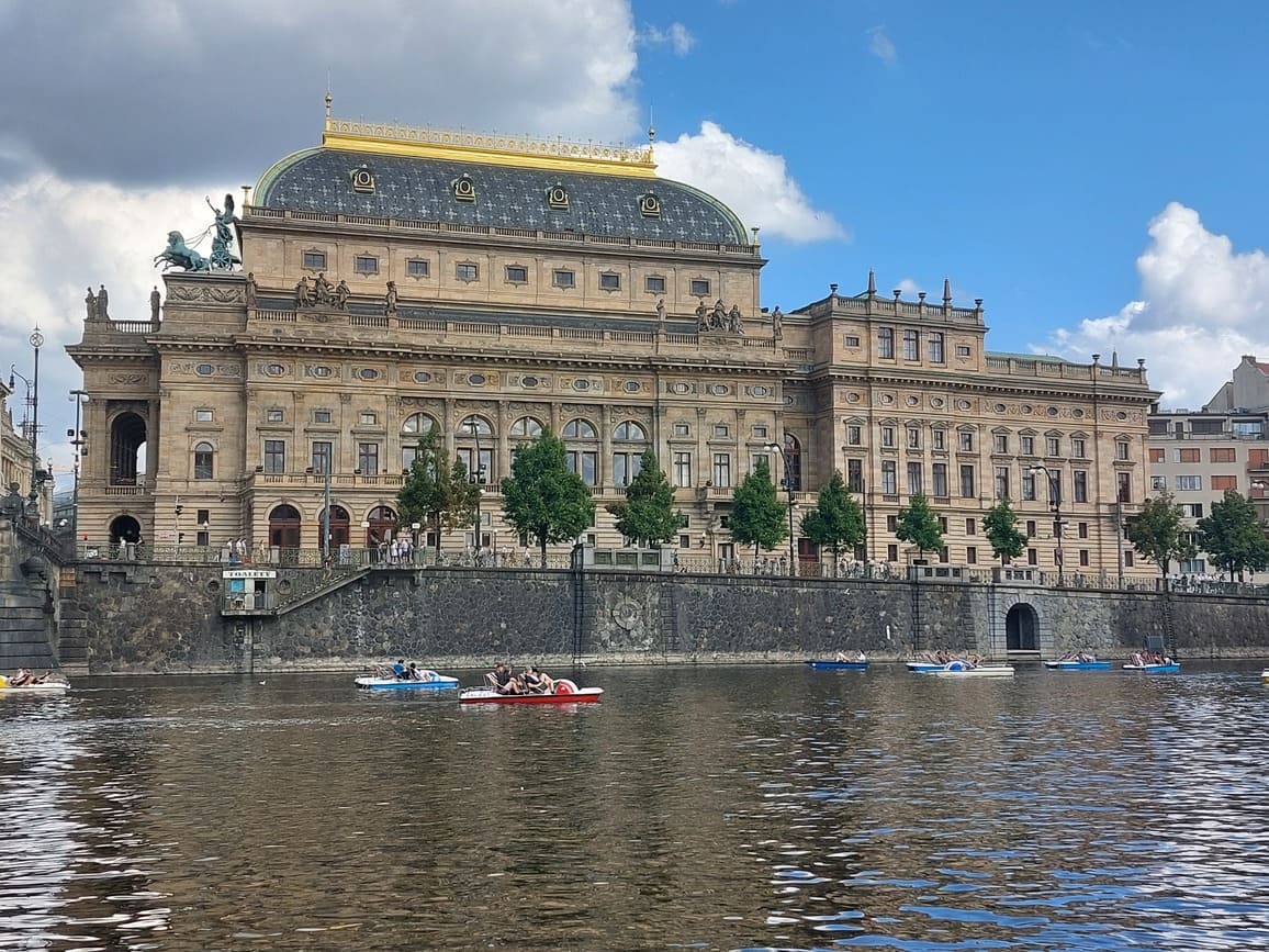 Prague depuis la Danube