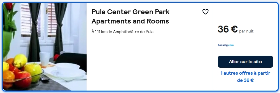 hotel à 36 euros à Pula