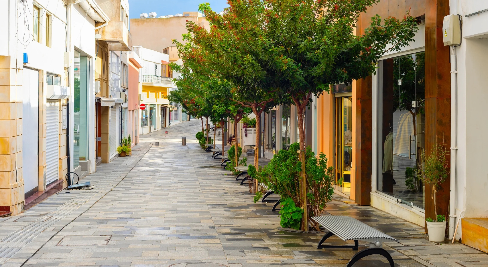ruelle touristique à Chypre