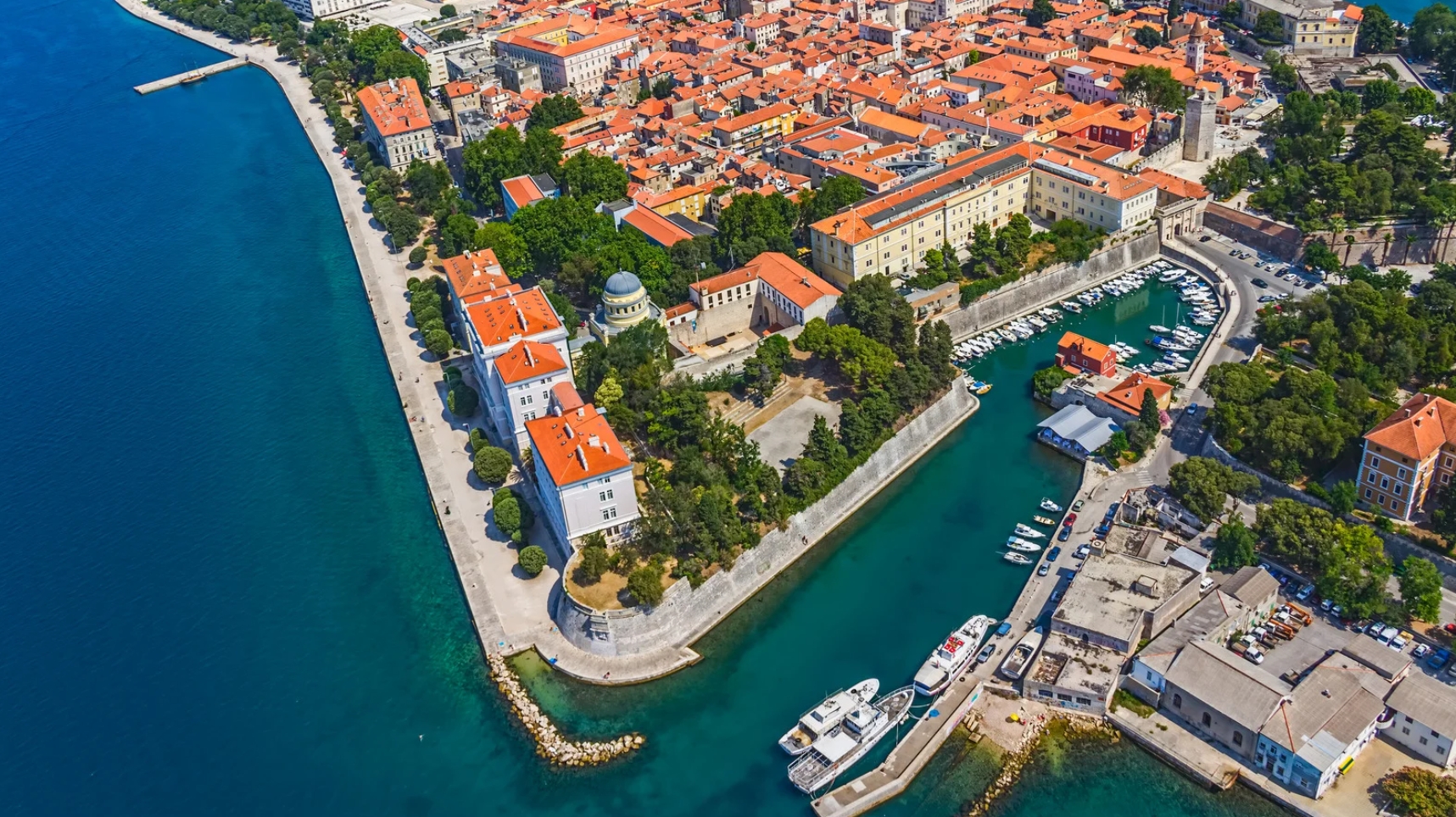 Ville de Zadar en Croatie