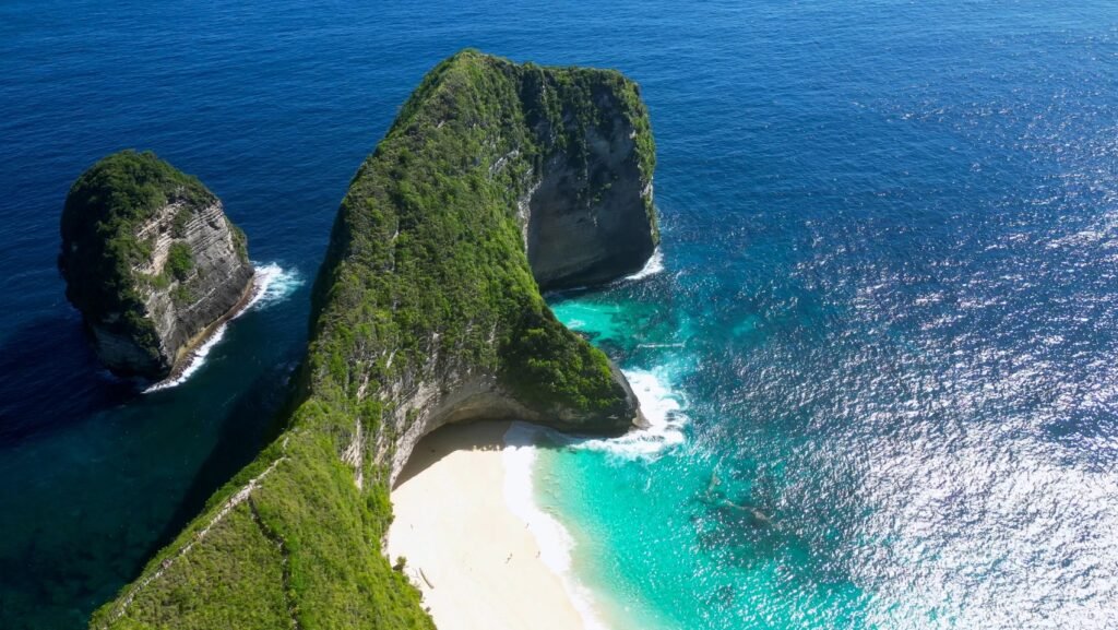 Pulau Penida, Bali, Indonésie, vue aérienne