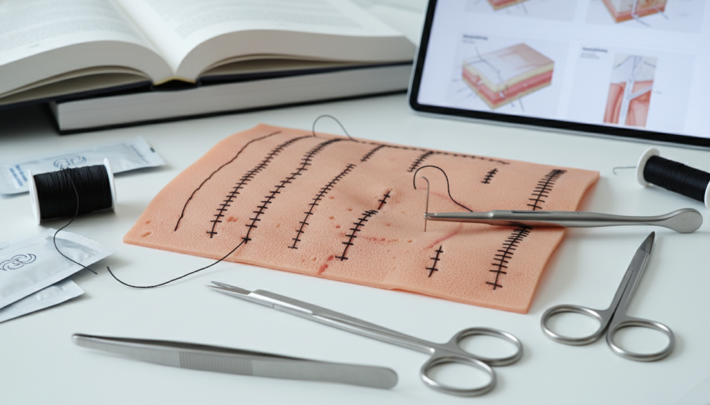 découvrez comment apprendre à faire des points de suture grâce à des tutoriels détaillés et des kits d'entraînement pratiques pour maîtriser cette compétence essentielle en toute sécurité.