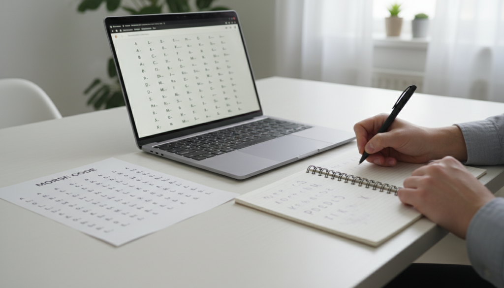 découvrez comment apprendre le code morse facilement en utilisant l'alphabet morse et un traducteur en ligne pratique. maîtrisez cette technique de communication unique pas à pas.