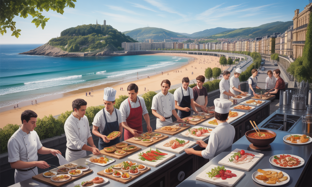 découvrez saint-sébastien, ville gourmande du pays basque, et explorez ses spécialités culinaires, ses plages magnifiques, son architecture charmante et sa culture vivante.