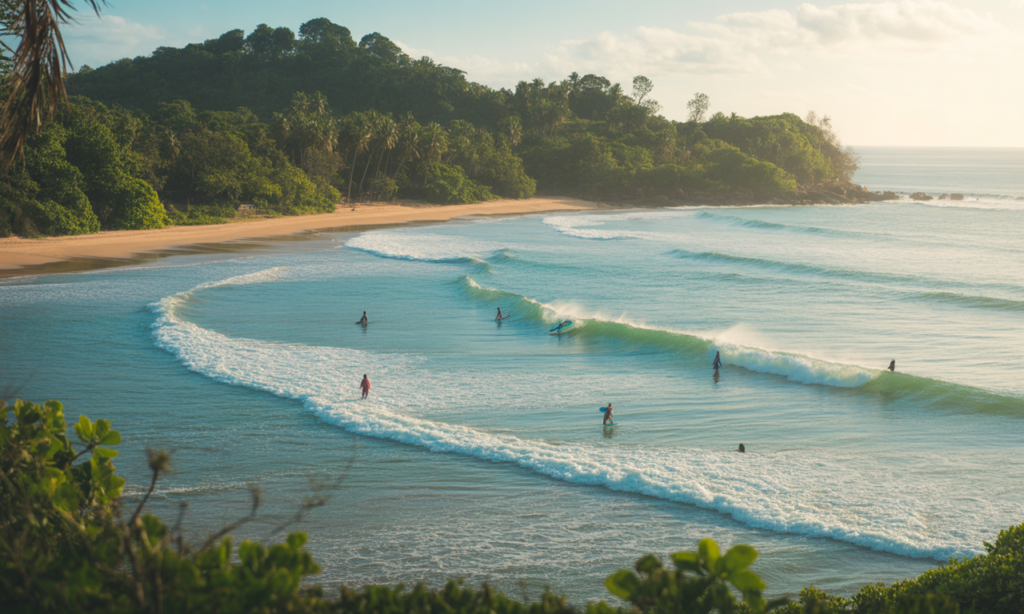 découvrez pourquoi la baie de hiriketiya au sri lanka est une destination prisée des surfeurs, grâce à ses vagues idéales, son cadre naturel exceptionnel et son ambiance conviviale.