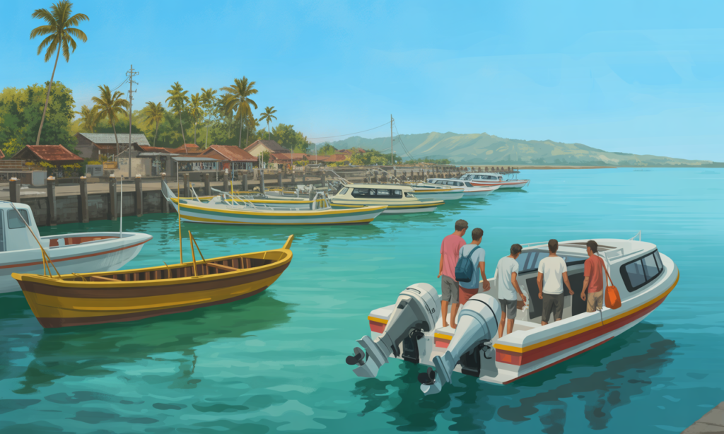 découvrez comment prendre le bateau depuis sanur harbour à bali pour rejoindre nusa penida facilement et profiter d'une excursion inoubliable.